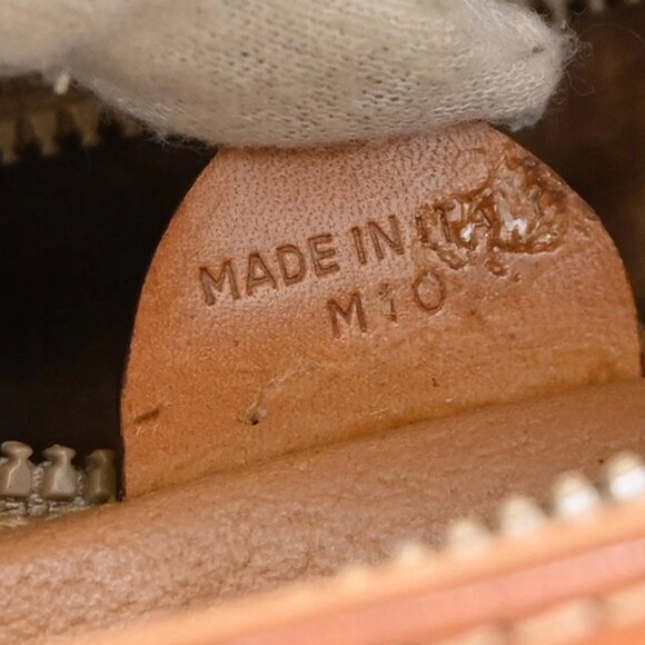 CELINE Logo Macadam Pattern Shoulder Hand Bag PVC Leather Brown GHW 61KA847 - Picture 15 of 16